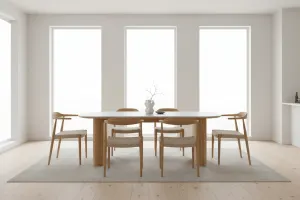 BT Melba Timber Frame Sintered Stone Top Dining Table 220cm Wide thumbnail 3