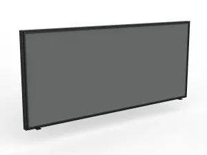 Ol Anvil Desk 6-User Double Sided Workspace with Splice Fabric Screen & Black Frame thumbnail 3