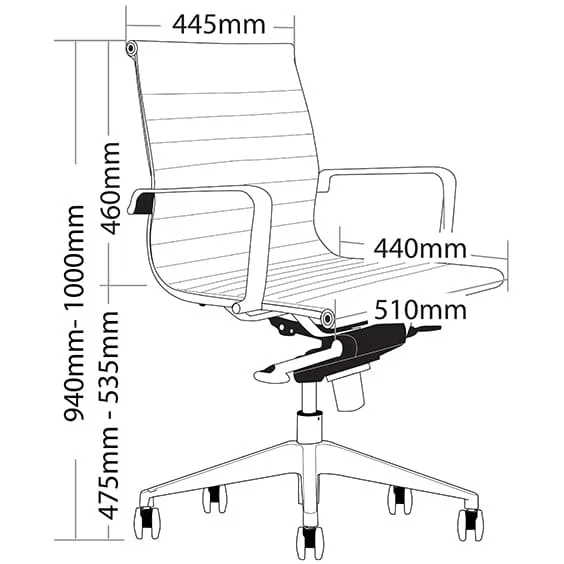 ST Web PU Leather Boardroom Chair