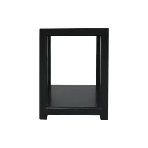 CR Evan Solid Timber Side Table with Bottom Shelf thumbnail 6