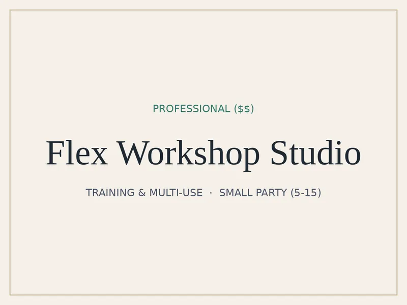 Flex Workshop Studio