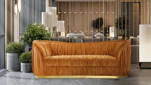 BT Velmoré Fabric Upholstered 3 Seater Sofa thumbnail 2