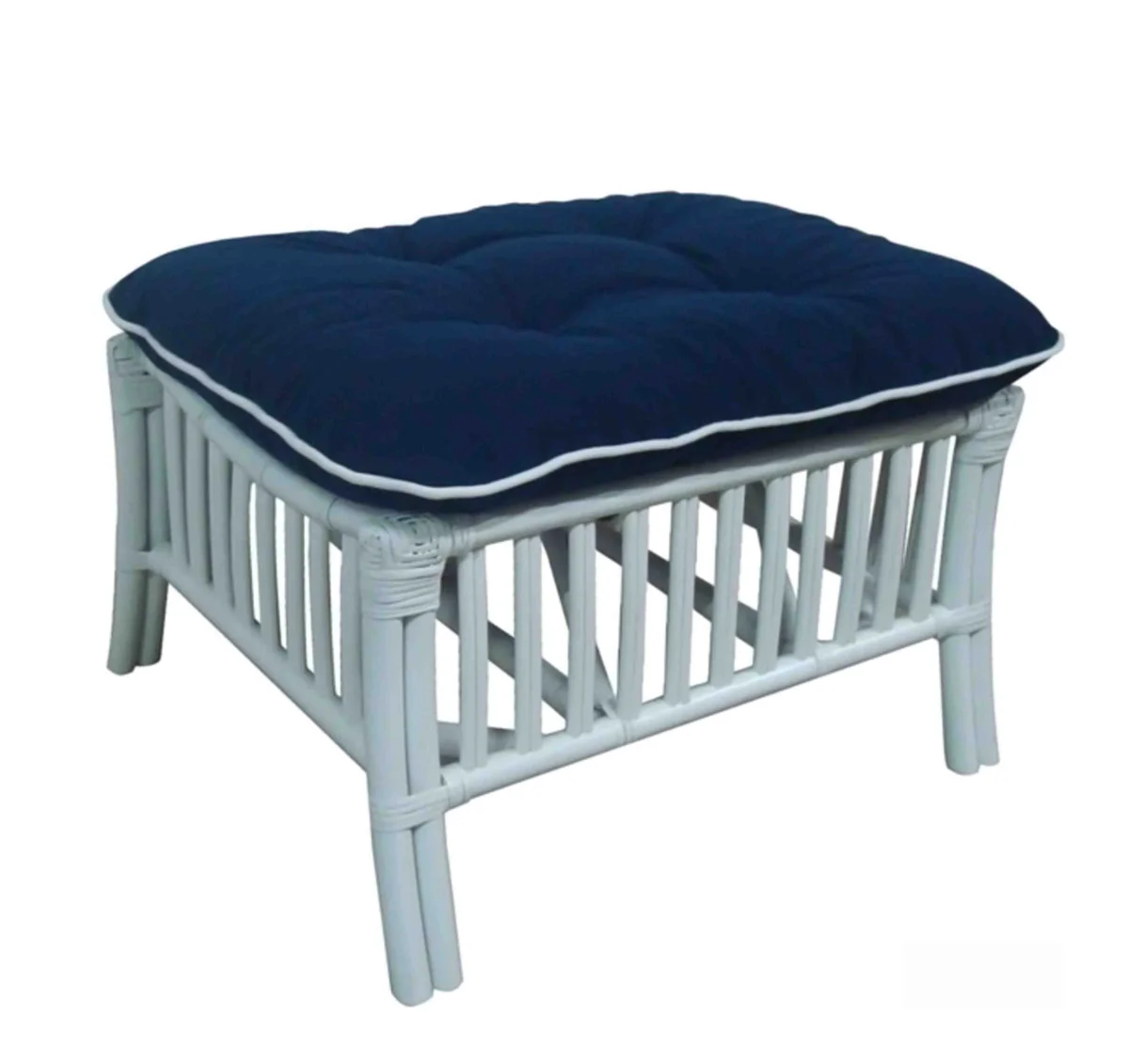 CR Hampton Rattan Footstool