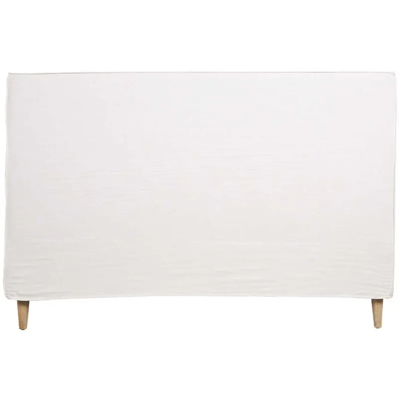 SH Vienna Fabric Queen Bedhead - Ivory