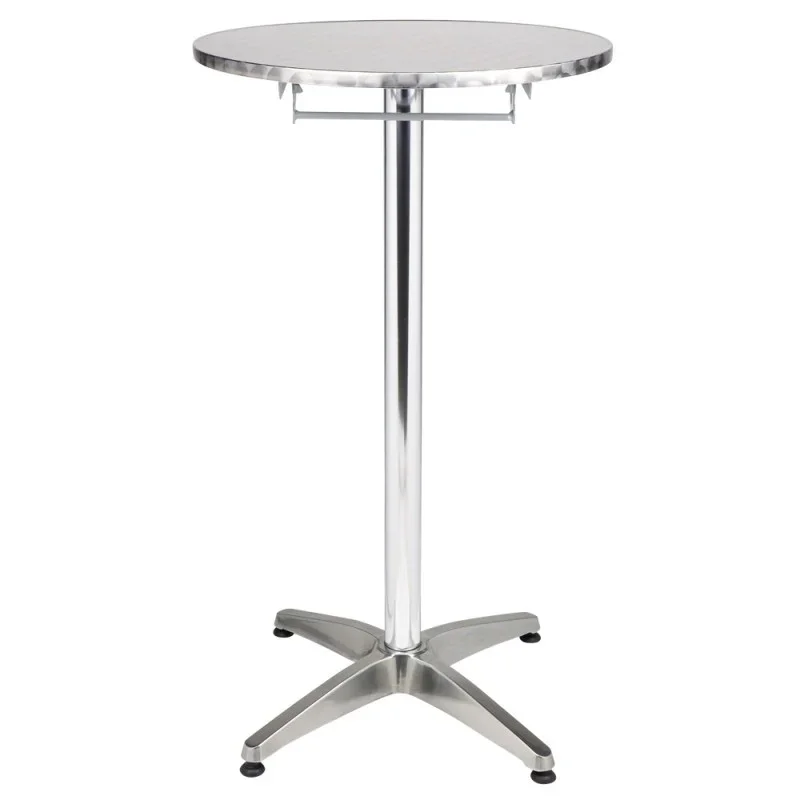 MA Milan Aluminium Hospitality Outdoor Round Folding Bar Table