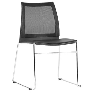 ST Vinn Mesh Back Sled Base Hospitality Stackable Chair thumbnail 4