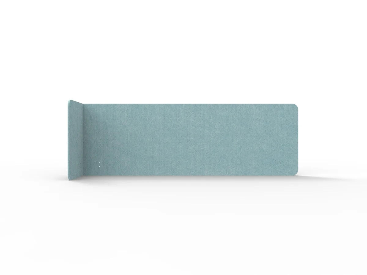RL Acouline  Quarter Left End Wrap Screen for Workstation