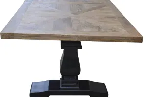 VI Velino Solid Timber Bluster Leg Dining Table thumbnail 4