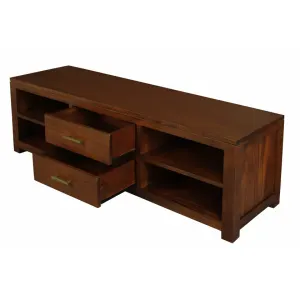 CT Paris Solid Timber 2 Middle Drawer Entertainment Unit thumbnail 11