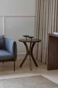 CT Gatsby Solid Timber Round Side Table thumbnail 4
