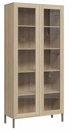 DD Zovan Glass Door Cupboard 1800 High