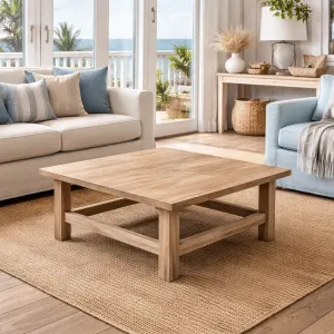MF Pioneer Solid Timber Square Coffee Table thumbnail 2