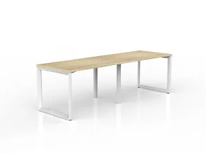 OL Anvil 2-User Workspace – Oak Top with White Frame thumbnail 4