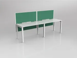 OL Axis 2 User Single Sided Workstation with Hung Screen - Breathe Fabric thumbnail 19