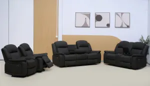 BT Paragon Fabric Upholstered 3 Seater Electric Recliner Lounge thumbnail 7