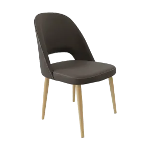 FL Orleans Fabric Upholstered Aluminium Legs Hospitality Dining Chair thumbnail 3