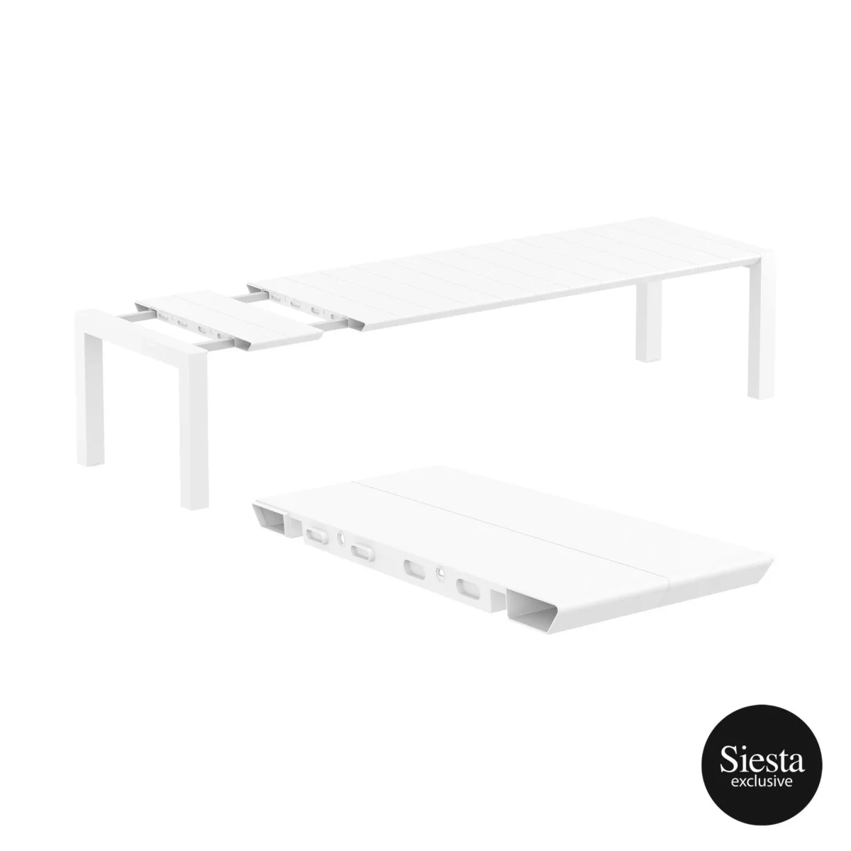 FL Vegas 8 Seater Hospitality Outdoor Extendable Dining Table with Air XL Armchair