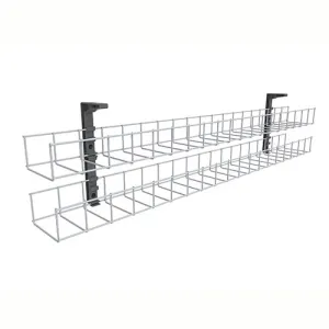 CM Wire Grid Dual Tiers Cable Basket thumbnail 1