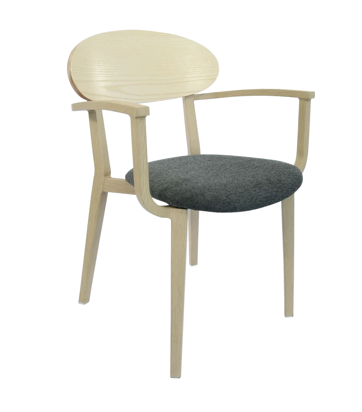FL Atlanta Upholstered Seat Hospitality Stackable Dining Armchair
