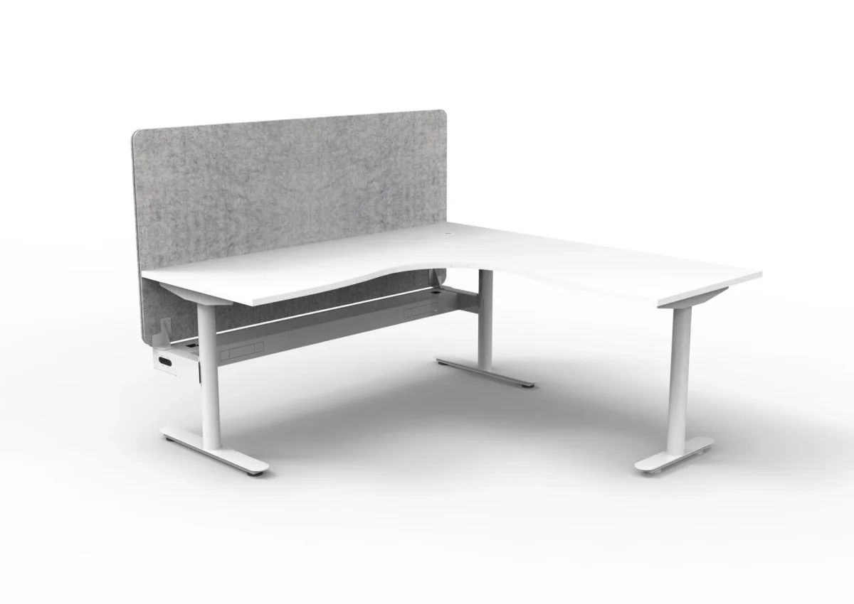 RL Halo Static Corner Workstation with Eco Panel Screen thumbnail 14