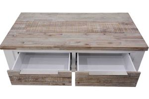 VI Homestead Solid Timber Coffee Table with 2 Drawers thumbnail 2