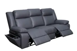 VI Cooper Fabric Upholstered 3 Seater Electrical Recliner Lounge thumbnail 4