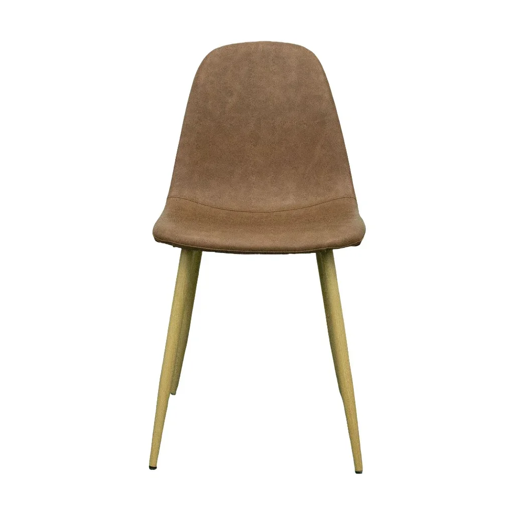 VI Herriot PU Leather Upholstered Metal Legs Dining Chair