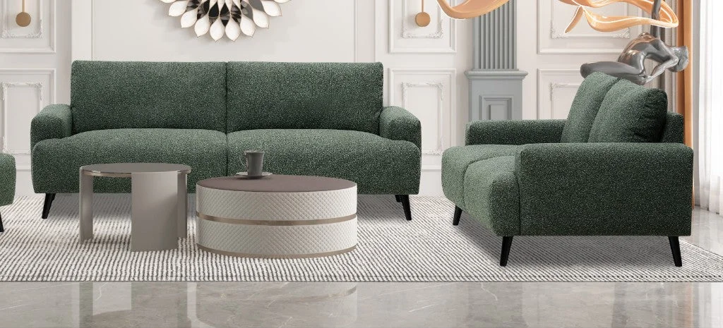 VI Piper 2 Seater Sofa Set - Fabric Upholstered