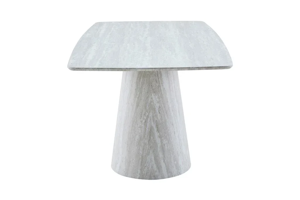 VI Haven Pedestal Base Rectangular Dining Table