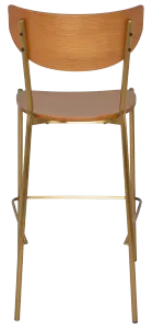 EZ STOOL MARCO BRASS - BLACK - UNUPHOLSTERED thumbnail 12