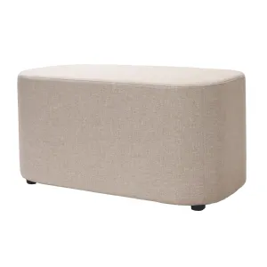 RL Kali Fabric Upholstered Rectangular Ottoman thumbnail 4