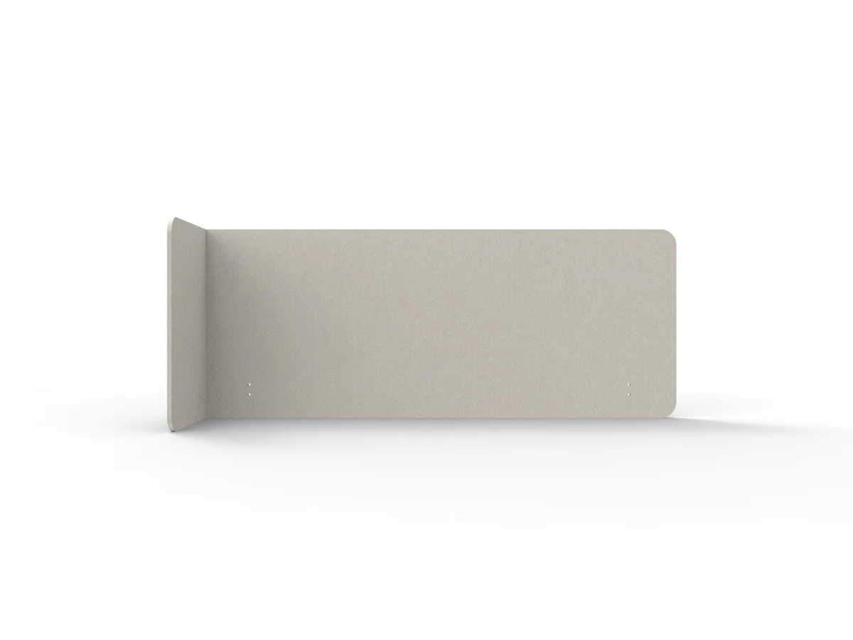 RL Acouline  Quarter Left End Wrap Screen for Workstation