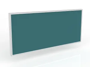 Ol Anvil Desk 2-User Double Sided Workspace with Splice Fabric Screen & White Frame thumbnail 17