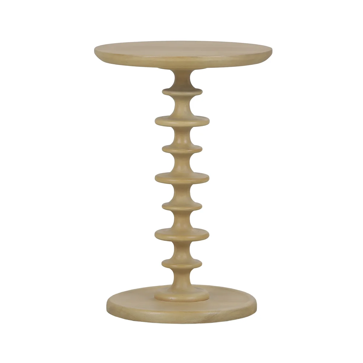 CR Milano Solid Timber Round Side Table