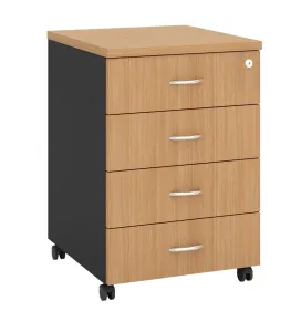 GP OMsystem 4 Drawers Office Mobile Pedestal thumbnail 1