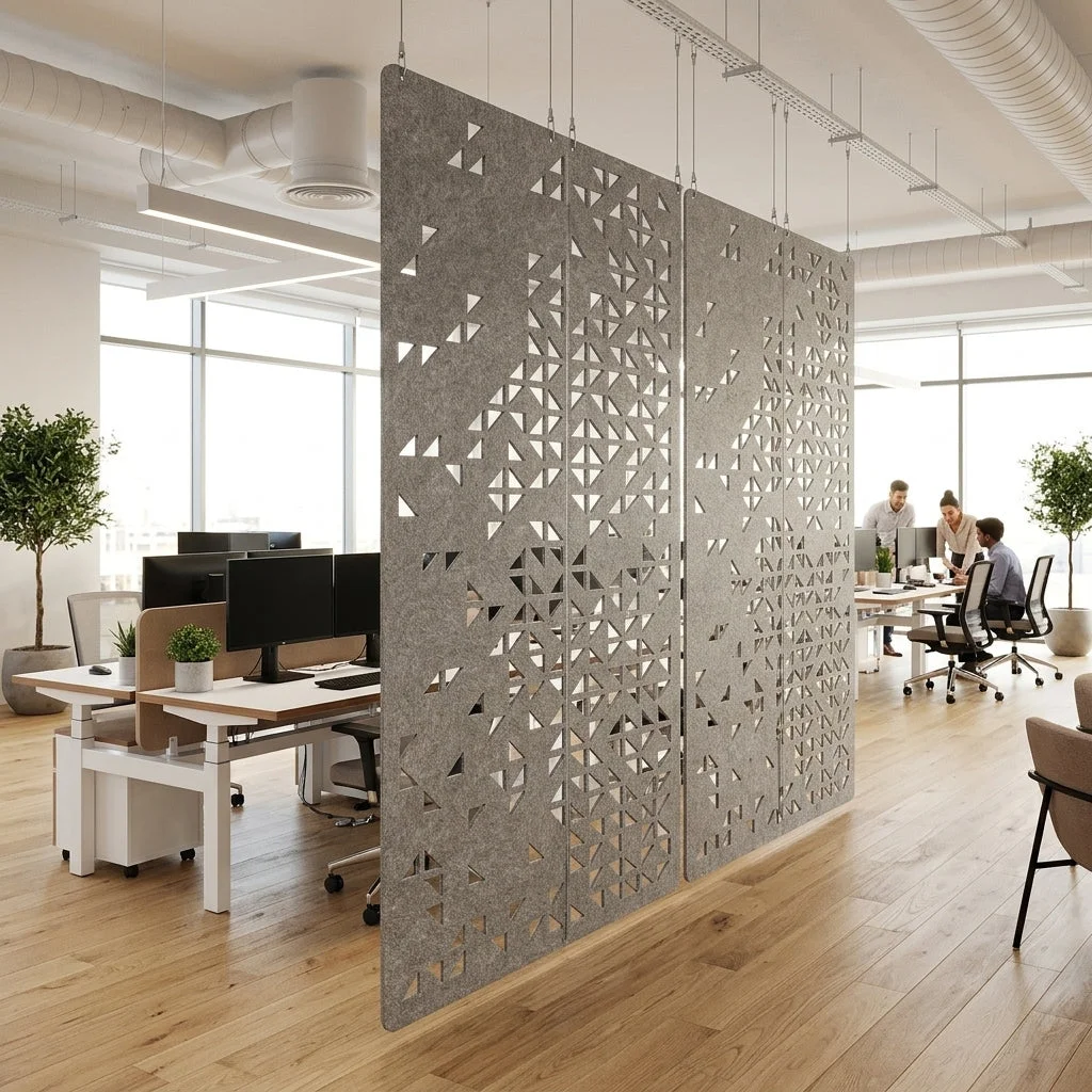 RL Bloom Decorative Workplace Divider Hanging Screen