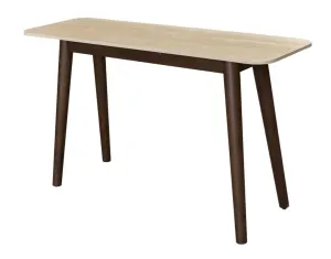 VI Cotswold Stone Top Hardwood Base Console Table thumbnail 3