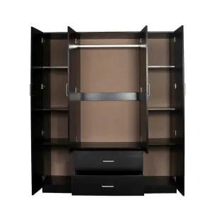 HE Randwick 4 Door and 2 Drawer Wardrobe with Mirror thumbnail 4