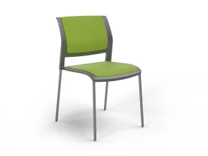OL Game Fabric Upholstered Charcoal Shell Breakout Chair -4 Legs thumbnail 18