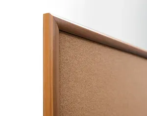 VC Oak Finish Frame Cork Pinboard thumbnail 3