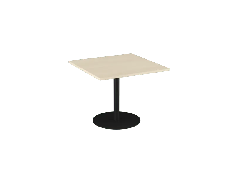 OL Metal Disc Base Square Meeting Table