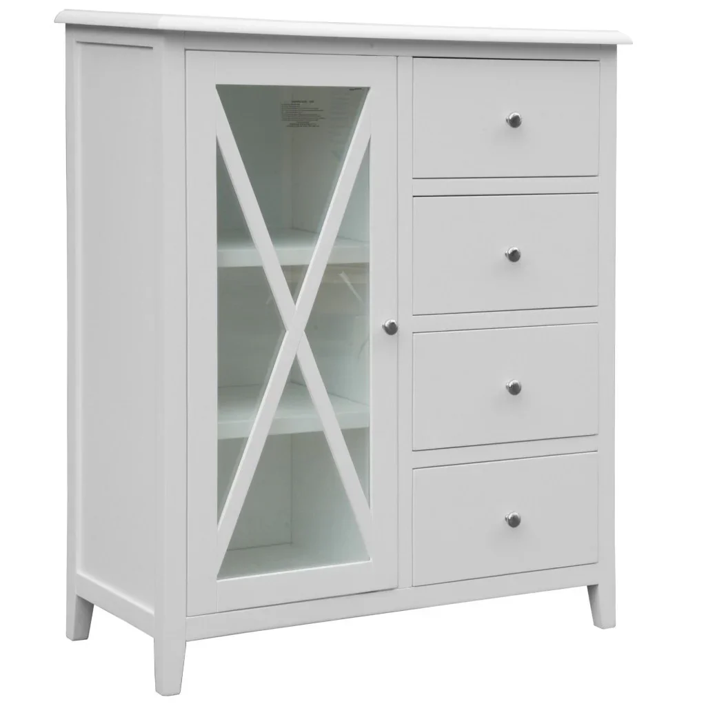 VI Hampton 4 Piece Bedroom Suit with Dresser Mirror and  Bedsides