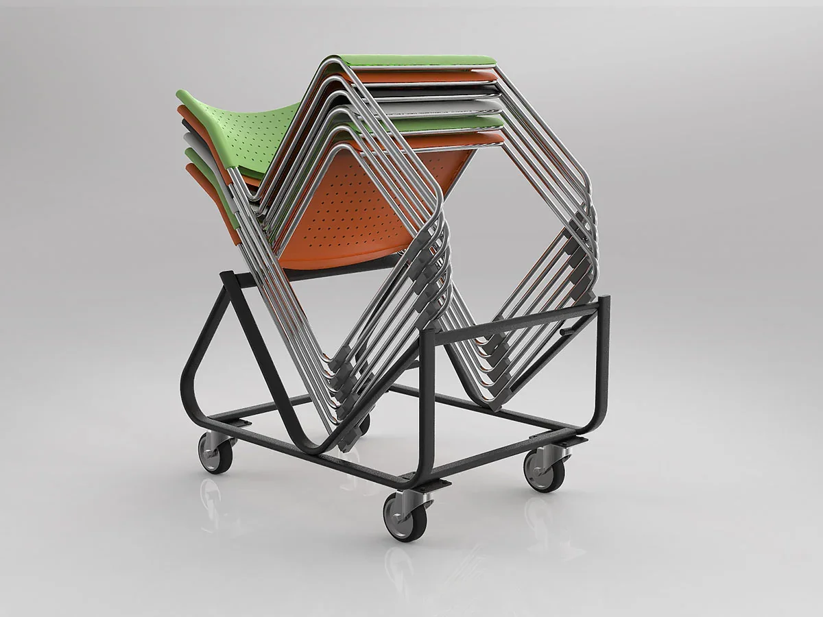 OL Trolley for Link and Game Stacking Chairs