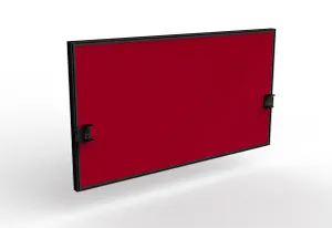 OL Studio50 Deskmount Screens Panel - Breath Fabric with Black Frame - 900mm Height thumbnail 1