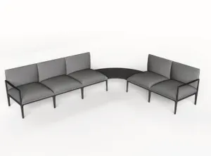 DD Kinetic Floating Curved Coffee Table for Kinetic Breakout Seating thumbnail 1