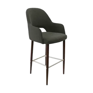 FL Orleans Bourbon Upholstered Seat Aluminium Frame Hospitality Barstool thumbnail 8