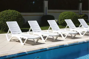 FL Aqua Hospitality Stackable Sunlounger thumbnail 2