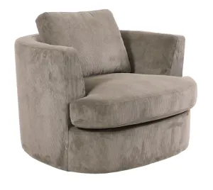 VI Charlotte Fabric Upholstered Swivel Chair thumbnail 7