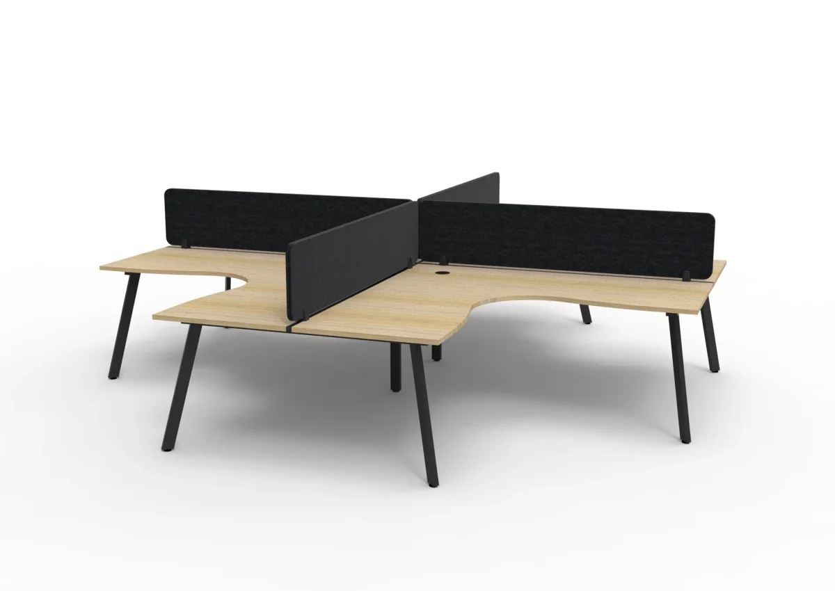 RL Eternity Workstation for 4 Users with Eco Panel Screen thumbnail 6