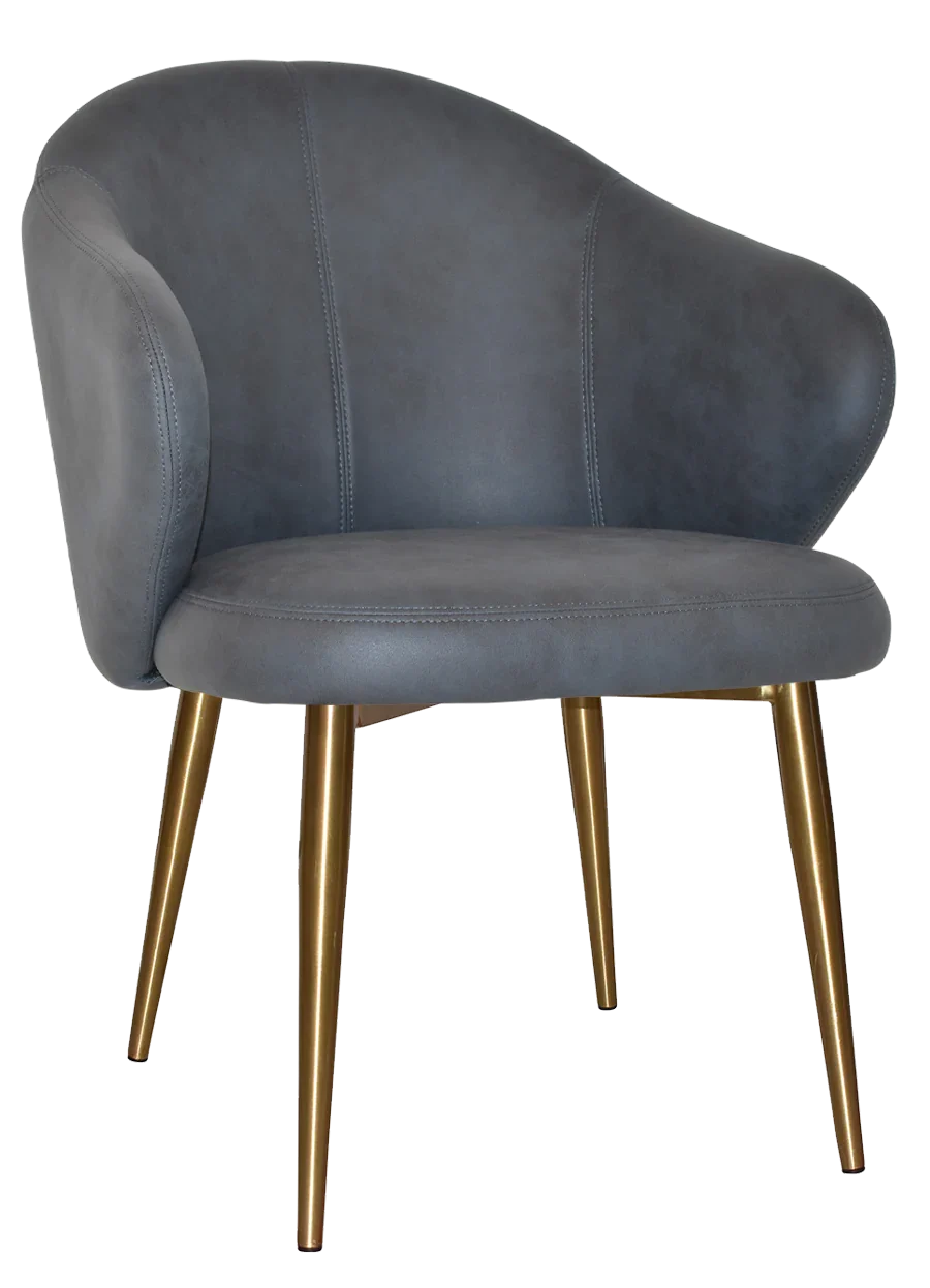 EZ ARM CHAIR HUGO METAL (SLIM) BRASS